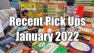 Cleaning - Vintage Paperback + Book Pick Ups - January 2022 - Incredible Finds - ASMR Maybe