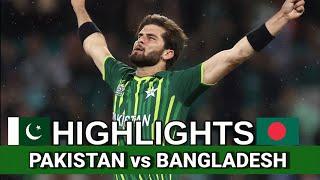 Pakistan vs Bangladesh T20 World Cup Match Highlights 2022  ICC T20 World Cup 2022