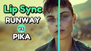 Runway vs Pika Lip Sync - Compare the Best Way to Make Talking Characters for AI Movies Tutorial