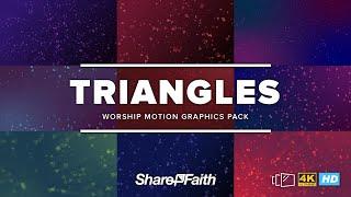 Triangles Worship Pack  Church Media  Sharefaith.com