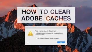 How to Clear Space on your Mac FAST Empty Adobe Caches