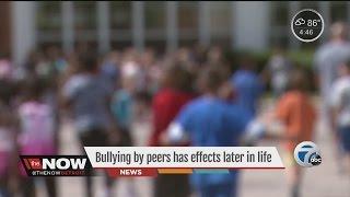 Bullying by peers has effects later in life