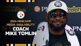 Coach Mike Tomlin on the last day of minicamp  Pittsburgh Steelers