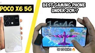 POCO X6 5G PUBG TEST  REVIEW  GRAPHICS  BEST GAMING PHONE UNDER 20K ?