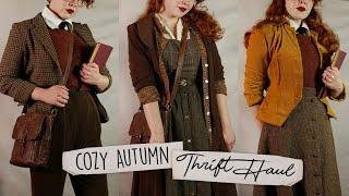 Some Autumn Outfits  A Cozy Autumn Thrift Haul & Try-On