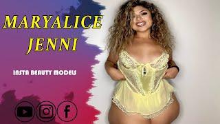 Mary Alice Jenni  Mexican Glamorous Plus-sized Model  Curvy Fashion Model  Biography