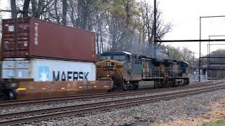 CSX 5107 W. Thomas Rice Special Trails On A Fast Q158 At Woodbourne