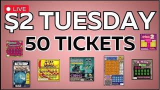 WEEKLY SERIES $2 TUESDAYscratching lottery tickets from multiple states during my livestream