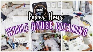 EXTREME POWER HOUR SPEED CLEAN  CLEAN WITH ME 2022  DAILY CLEANING ROUTINE MOTIVATION