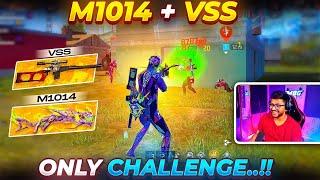 Munna Bhai OP Headshot GameplayVSS+M1014Only Challenge Video  - Free Fire Telugu - MBG ARMY