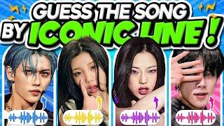 GUESS THE KPOP SONG BY ICONIC LINE   KPOP QUIZ 2024 