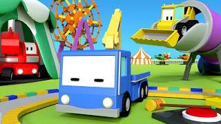 Игра в прятки с Малышами-грузовичками   бульдозер кран экскаватор обучающий мультфильм