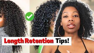 LENGTH RETENTION TIP How To Grow Your Hair Past Plateau Never Revealed Before