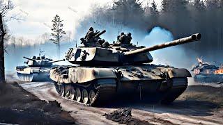 hard to believe Two US M1A2 Abrams Tank Crews Ambushed by Dozens of Russian Tanks
