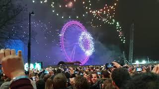 London New Years Eve Firework 2019 