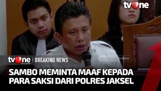 Sambo Saya Minta Maaf Pada Adik-adik dan Saya Sangat Menyesal  tvOne