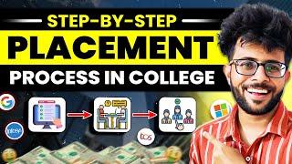 Step by Step Process of College Placement 2024    Job Kaise Lagti hai ?