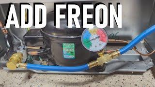 How to Add FreonRefrigerant to a Refrigerator with a Piercing Valve - Easy DIY Repair
