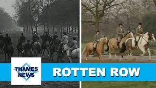 Rotten Row Hyde Park Circuit  Thames News Archive Footage