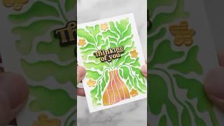 Layering Stencils Are GAMECHANGING For Cardmaking #asmr #asmrsounds #crafts