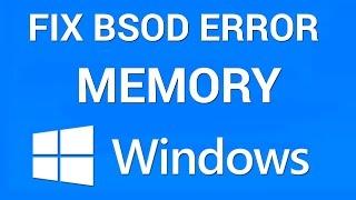 How to Fix Blue Screen Memory Management Error