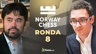 Carlsen busca LA VENGANZA contra Pragg  Norway Chess 2024 Día 8