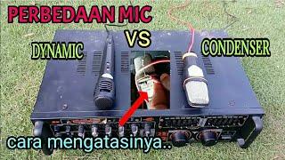 perbedaan mic condenser dan mic dynamic