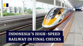 Chinese-made high-speed railway in Indonesia to be fully operational in June