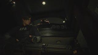 Resident Evil 2 Remake Gatling Gun Leon A