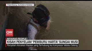 Kisah Penyelam Pemburu Harta Sungai Musi