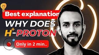 Why hydrogen ion is also called proton  Why H+ ion is consider as a proton  Chemistry