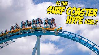 SURF COASTER Review - Pipeline at SeaWorld Orlando