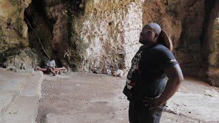 FRED VISIT OIL CAVE AND DIAMOND CAVE IN SAMPOV MOUNTAIN.ហ្រ្វិដមកទស្សនាល្អាងពេជ្រនិងល្អាងអណ្តូងប្រេង