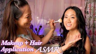 ASMR Relaxing Makeup Artist & Hair Stylist Session Part 3