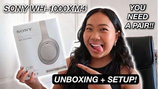 SONY WH-1000XM4 HEADPHONE REVIEW setup+unboxing