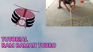 Cara membuat layangan ram raman turbo 15m