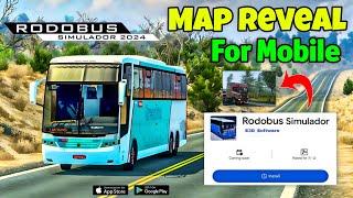 Rodobus Simulador 2024 Android  First Glimpses Mobile Version New Map Revealed  Bus Gameplay