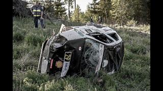 Rally car killing three spectators onboard footage