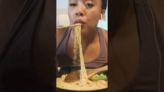 Mama Thai Instant Tom Yum Noodles Korean Food #food #asmr #mukbang