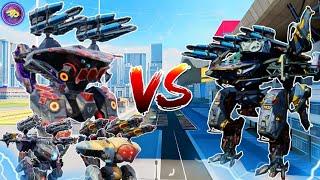  ALL TITANS VS BERSAGLIERE FACEOFF COMPARISON  WAR ROBOTS TEST SERVER 