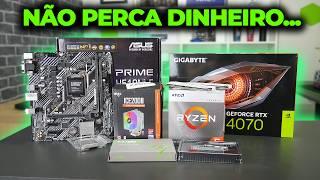 QUAL PEÇA COMPRAR PRIMEIRO NO PC GAMER? NÃO ERRE NA HORA DE COMPRAR 2024