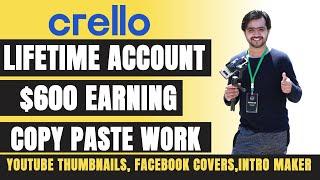 Free Premium Account of Crello Design Tool  Simple Copy Paste Work