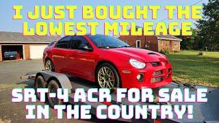 Lowest Mileage SRT-4 ACR For Sale in the Country and Its Mine