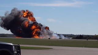 *NEW* HIGH QUALITY FOOTAGE OF THE DALLAS AIRSHOW B17 CRASH RIP️