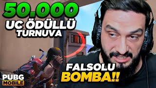 50000 UC ÖDÜLLÜ TURNUVADA FALSOLU BOMBA  TURNUVADA  TÜRK RÜZGARI  - PUBG Mobile