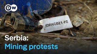 Serbia Protests against lithium mining  DW News