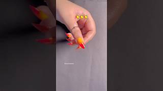 Easy Mango  nail art design without tool at home#shorts #nailart #naildesign #youtubeshorts