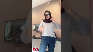 TIKTOK hijab  cantik paha montok