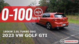 2023 Volkswagen Golf GTI 0-100kmh & engine sound