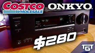 LOWEST PRICE 4K ATMOS RECEIVER Testing the NEW Onkyo TX-SR393 from Costco